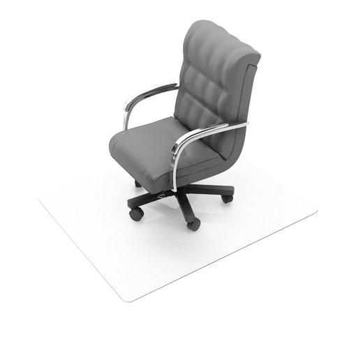 Floortex Advantagemat PVC Rectangular Chair Mat for Carpets up to 6mm 1500x1200x22mm Clear 1115225EV - FL74112