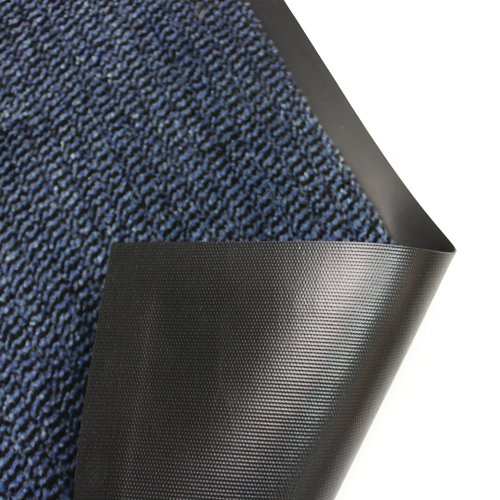 FL74405 | Specially designed to suck up dust and moisture, this range of Dust Control mats from Floortex are ideal for placing just inside the door. In a smart blue with an anti-slip backing to ensure they stay put, these mats will keep your office safe and tidy on rainy days. They can be easily cleaned with a vacuum cleaner or hose pipe, and will ensure your office flooring stays in brilliant condition.