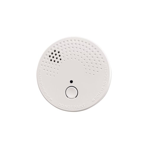 FM81010 | This battery powdered domestic fire alarm helps to provide early warning of fire throughout your home. Ideally position in the centre of a room's ceiling, this alarm detects when smoke is present and lets out a warning sound to alert you. Featuring a low battery warning to ensure you always replace batteries when needed and a manual test feature to help you keep a gauge of the functionality of your detector at all times.