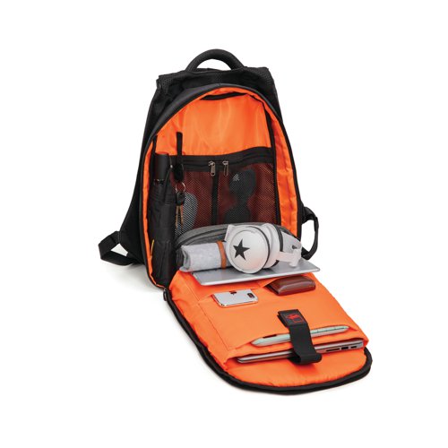 A water resistant 15.6 inch laptop tablet backpack with USB port and RFID card protection pocket. The backpack has a large expandable section for clothes, gymwear or shoes. A multifuntional work and leisure backpack with ergonomic non-slip straps. Complete with dual i-Stay non-slip straps, The Royal College of Chiropractors commends the i-Stay range for their sound ergonomic design and for the health benefits likely to be gained from using the products.