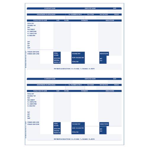 Freeway 1-Part Pay Advice Pack A4 (Pack of 100) FY95