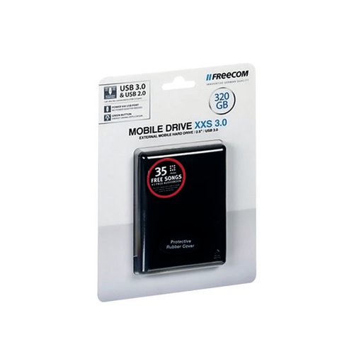 Freecom Mobile XXS Drive 2TB USB External Hard Disk Drive Black 56334 | FRC56334 | Freecom