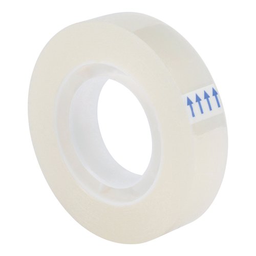 5 Star Office Clear Tape Roll Small Easy-tear Polypropylene 40 Microns 12mmx33m (Pack of 12)