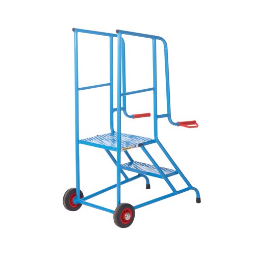 Climb-It Loading Step 2 Tread Open Back Powder Coated Blue SLS02P GA79059 Buy online at Office 5Star or contact us Tel 01594 810081 for assistance