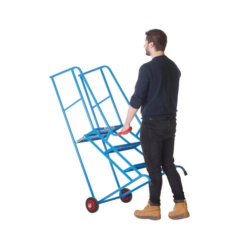 Climb-It Loading Step 3 Tread Open Back Powder Coated Blue SLS03P GA79060 Buy online at Office 5Star or contact us Tel 01594 810081 for assistance