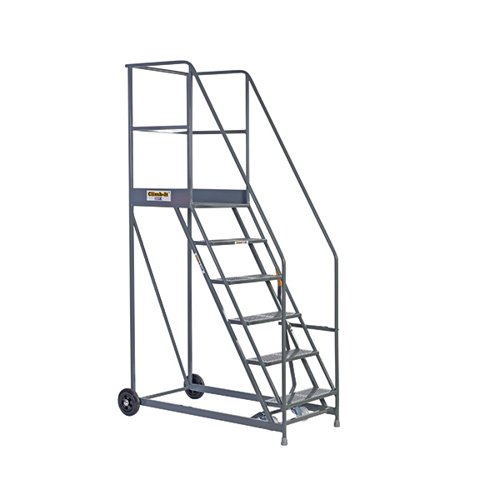Climb-It Warehouse Safety Steps 600mm Platform 6 Tread Grey AHWS06GY - GA79072
