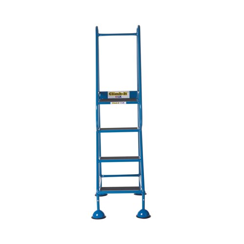 Climb-It Domed Feet Step 4 Tread Anti Slip Blue AAD04SBL GA79203 Buy online at Office 5Star or contact us Tel 01594 810081 for assistance