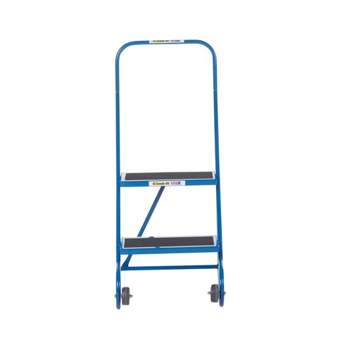 Climb-It Tilt N Pull Steps 2 Tread Blue AAT02 Ladders, Stepladders & Platform Steps GA79418