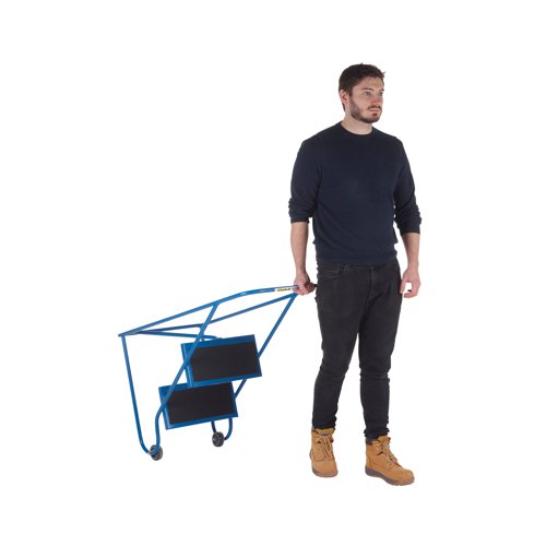 These Climb-It Tilt and Pull Steps are flexible with mobile castors enabling the unit to be pushed and pulled with ease. Made from strong tubular steel. Anti-slip treads to ensure the user has a secure grip. Maximum load capacity of up to 150kg.