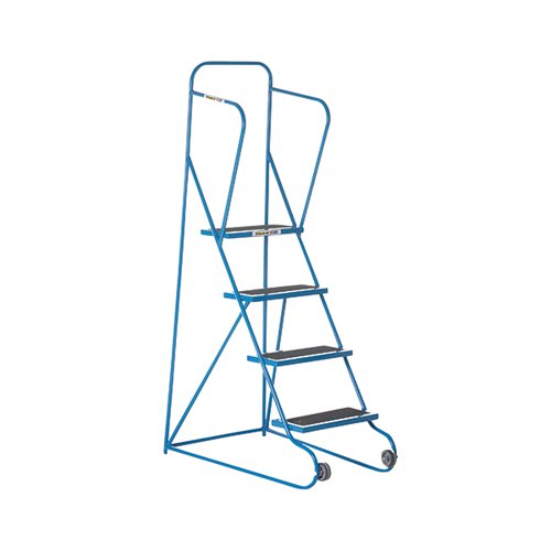 Climb-It Tilt N Pull Steps 4 Tread Blue AAT04 Ladders, Stepladders & Platform Steps GA79420