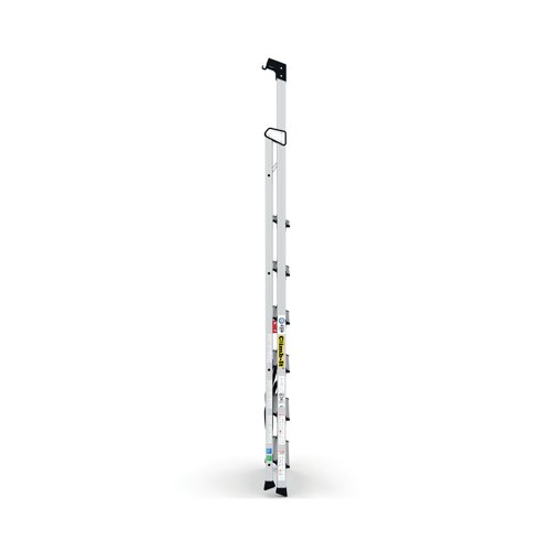 Climb-It Professional 7 Tread Step Ladder with Carry Handle Aluminium CAH107 - GA79987