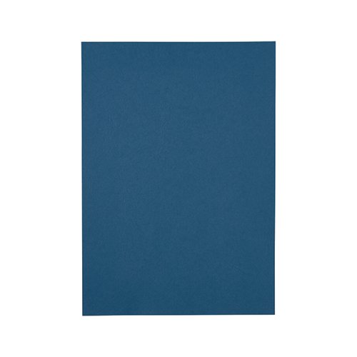 GBC LeatherGrain A4 Binding Cover 250gsm Royal Blue (Pack of 100) CE040029