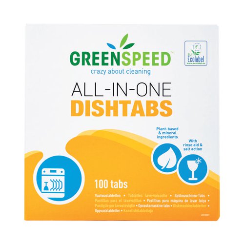 Greenspeed All-in-One Dishwasher Tablets 100 tabs (Pack of 5) 4003300