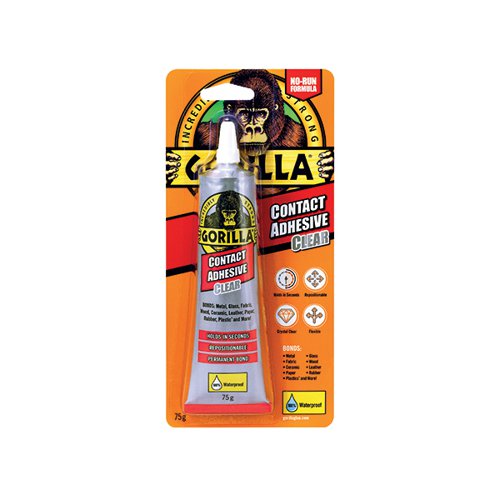 Gorilla Contact Adhesive Clear 75g 2144001 GG00546