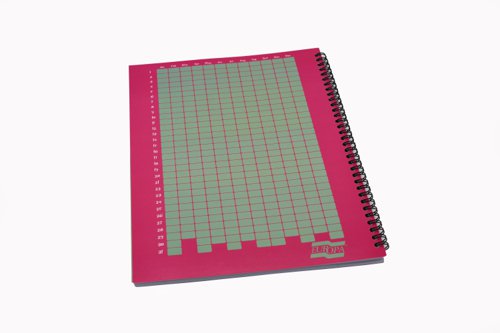 Europa Splash Notebooks 160 Lined Pages A4+ Pink Cover (Pack of 3) EU1503Z