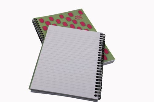 GH00293 Europa Splash Notebooks 160 Lined Pages A5 Pink Cover (Pack of 3) EU1505Z