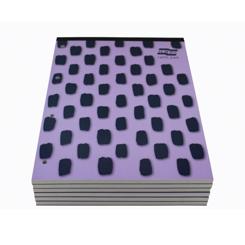 Europa Splash Refill Pad 140 Pages A4 Purple (Pack of 6) EU1510Z | GH00311 | Clairefontaine