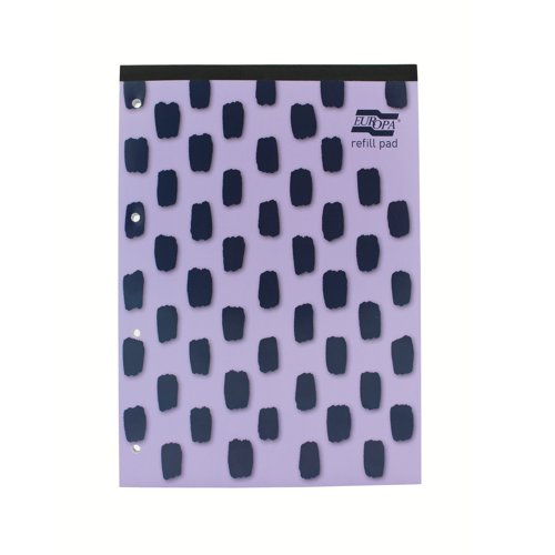 Europa Splash Refill Pad 140 Pages A4 Purple (Pack of 6) EU1510Z - Clairefontaine - GH00311 - McArdle Computer and Office Supplies