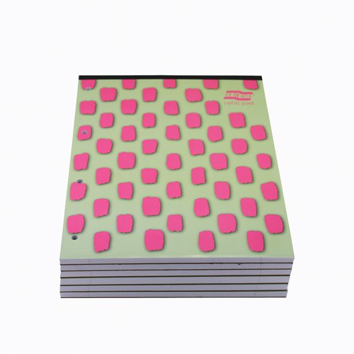 Europa Splash Refill Pad 140 Pages A4 Pink Pack of 6 EU1511Z | GH00314 | Clairefontaine