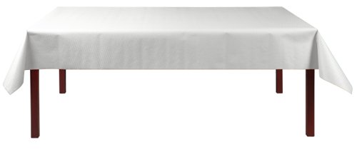 GH00372 Exacompta Cogir Tablecloth 1.2x6m Roll Embossed Paper White R800601I