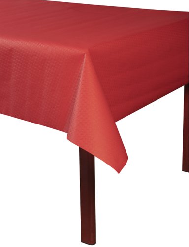 Exacompta Cogir Tablecloth 1.2x6m Roll Embossed Paper Red R800621I - GH00380