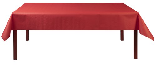 GH00380 Exacompta Cogir Tablecloth 1.2x6m Roll Embossed Paper Red R800621I