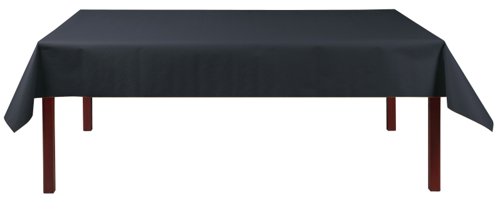 Keep surfaces clean and free from scratches with this embossed paper tablecloth, featuring a chic and elegant imprint. Made from food safe paper and dye, the tablecloth measures 1.2 x 6m. Supplied in black.