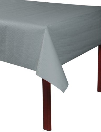 GH00613 | Keep surfaces clean and free from scratches with this embossed paper tablecloth, featuring a chic and elegant imprint. Made from food safe paper and dye, the tablecloth measures 1.2 x 6m. Supplied in grey.