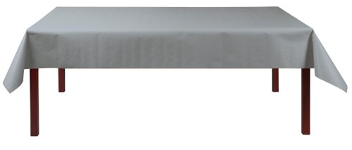 Keep surfaces clean and free from scratches with this embossed paper tablecloth, featuring a chic and elegant imprint. Made from food safe paper and dye, the tablecloth measures 1.2 x 6m. Supplied in grey.