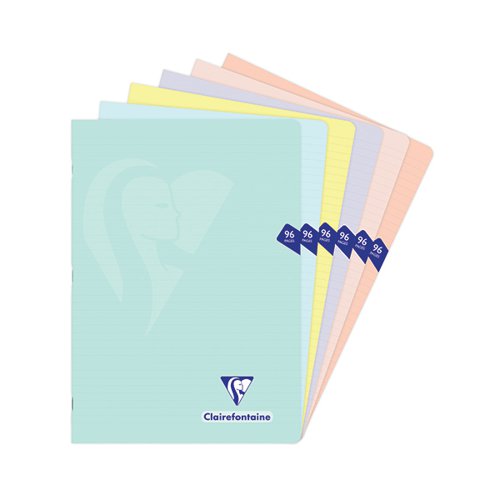 Clairefontaine Mimesys Notebook Lined 48 Sheets A4 (Pack of 10) 308166C