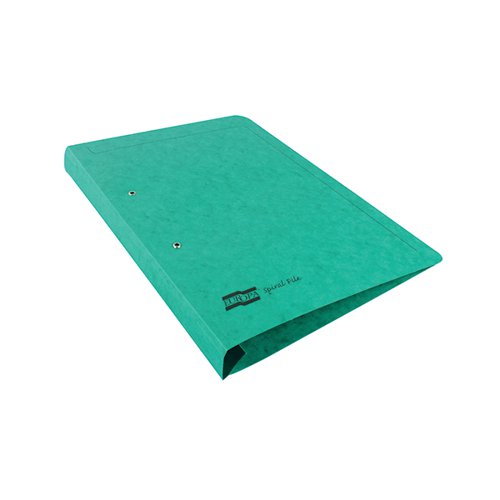 Exacompta Europa Spiral Files Foolscap Green (Pack of 25) 3003
