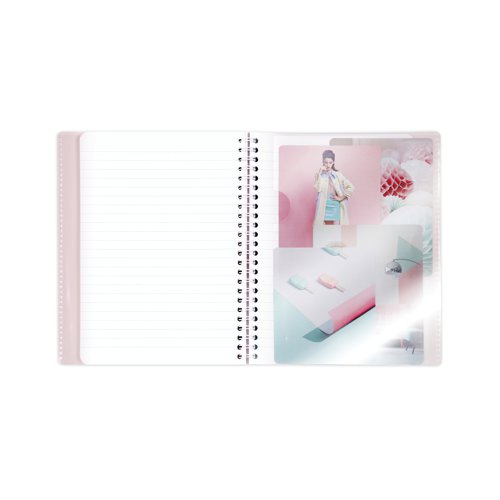 GH08660 Clairefontaine Koverbook Blush Wirebound Notebook A5 Assorted (Pack of 5) 366781C