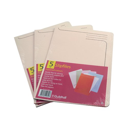 Exacompta Guildhall Slipfile Manilla 230gsm Cream (Pack of 50) 4609Z GH14609 Buy online at Office 5Star or contact us Tel 01594 810081 for assistance