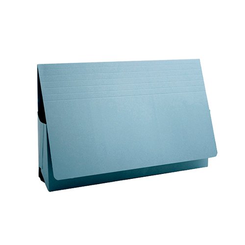 Exacompta Guildhall Probate Document Wallet 315gsm Blue (Pack of 25) PRW2-BLUE - Exacompta - GH14731 - McArdle Computer and Office Supplies