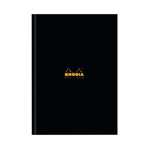 GH15278 Rhodia Business A4 Book Casebound Hardback 192 Pages Black (Pack of 3) 119230C