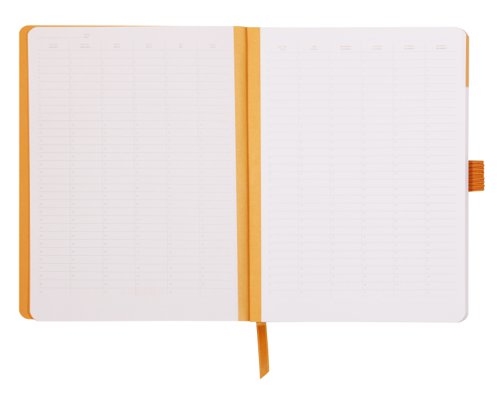 Clairefontaine Rhodiarama Italian Leatherette Meeting Book A5+ Beige 117785C Notebooks GH17785