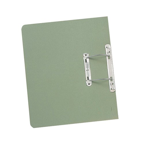 Exacompta Guildhall Heavyweight Transfer Spiral File 420gsm Foolscap Green (Pack of 25) 211/7002