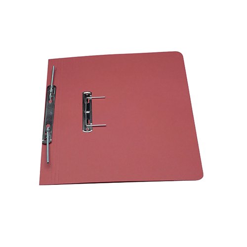 This Exacompta Guildhall spiral pocket file is made from durable, heavyweight 420gsm manilla and can hold up to 380 sheets of 80gsm A4 or foolscap paper. The file features a secure spiral mechanism for punched papers. This pack contains 25 red foolscap files, ideal for colour coordinated filing.