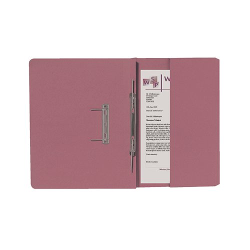Exacompta Guildhall Right Hand Transfer Spiral Pocket File Foolscap Pink (Pack of 25) 211/9064Z - GH25488