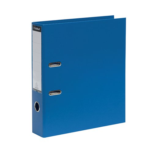 Exacompta Guildhall 80mm Lever Arch File A4 Blue (Pack of 10) 222/2001Z - Exacompta - GH25542 - McArdle Computer and Office Supplies
