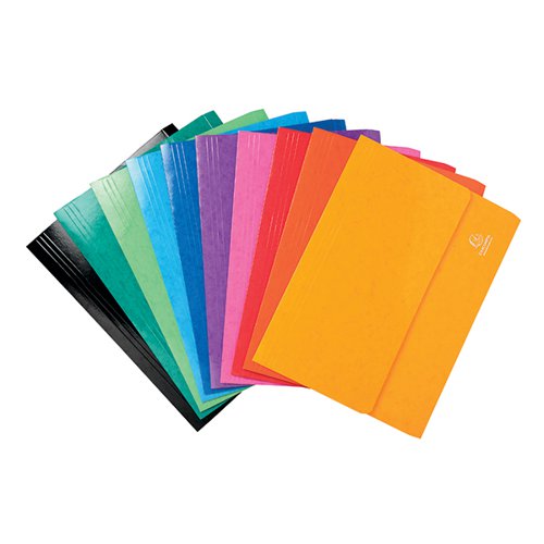 Exacompta Iderama Pocket Wallet Foolscap Assorted (Pack of 25) 6500Z GH25556 Buy online at Office 5Star or contact us Tel 01594 810081 for assistance