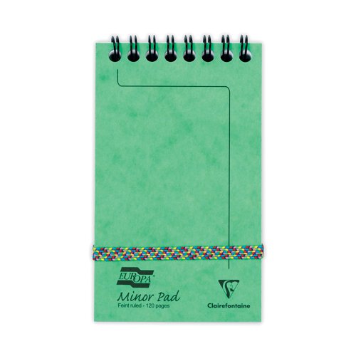 GH3151 Clairefontaine Europa Minor Notemaker 127x76mm Assorted C (Pack of 20) 3151