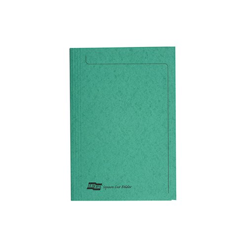 Europa Square Cut Folder 300 micron Foolscap Green (Pack of 50) 4823 GH4823 Buy online at Office 5Star or contact us Tel 01594 810081 for assistance