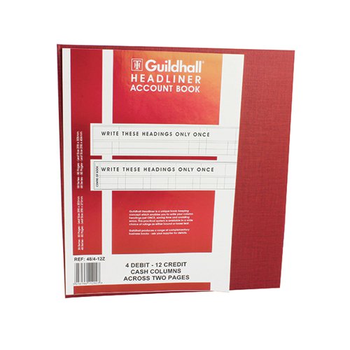Exacompta Guildhall Headliner Book 80 Pages 298x273mm 48/4-12 1292