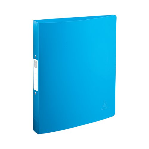 Bee Blue is an eco-friendly selection of Exacompta filing and desktop accessories. The range is created using Blue Angel certified recycled Polypropylene which gives a second life to old materials and incorporates a choice of 4 vivid colours of saffron, navy blue, light blue and turquoise. Suitable for A4 sheets this 2 ring binder features a a spine label for easy identification of contents. Supplied in a pack of 12 in assorted colours.