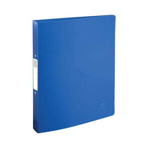 Exacompta Bee Blue Ring Binder 2-Ring 30mm Spine PP Assorted (Pack of 12) 54140E | GH54140 | ExaClair Limited