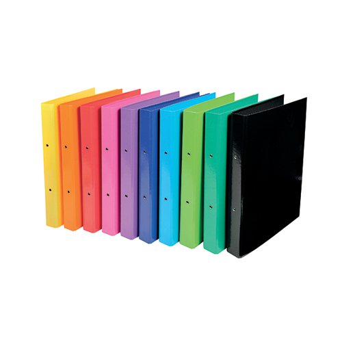 Iderama A4 Ring Binder 2 Ring 30mm Assorted (Pack of 10) 54929E