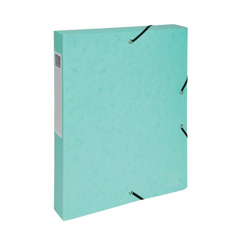 Aquarel brings a breeze of softness and lightness to the office environment, with a trendy colour palette in pastel shades. The Exacompta Aquarel Exabox 40mm Box File is made from 600gsm premium quality mottled pressboard for durability.