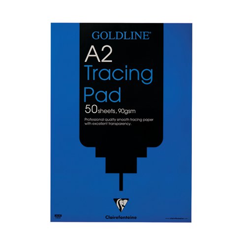 Clairefontaine Goldline Professional Tracing Pad 90gsm A2 50 Sheets GPT1A2
