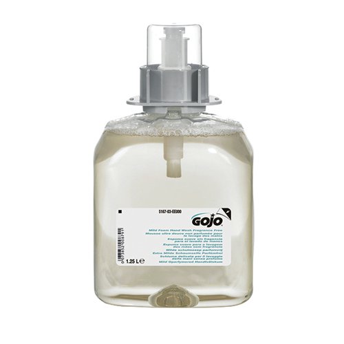 Gojo Mild Fragrance Free Hand Wash FMX 1250ml Refill (Pack of 3) 5167-03-EEU Gojo Industries